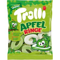 Trolli | saure Apfelringe • Schaumzucker und...