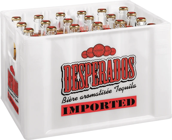 Desperados | 24x Tequila Bier, Biermischgetränk, 5,9 % Vol. 330ml, ACHTUNG! Palettenversand