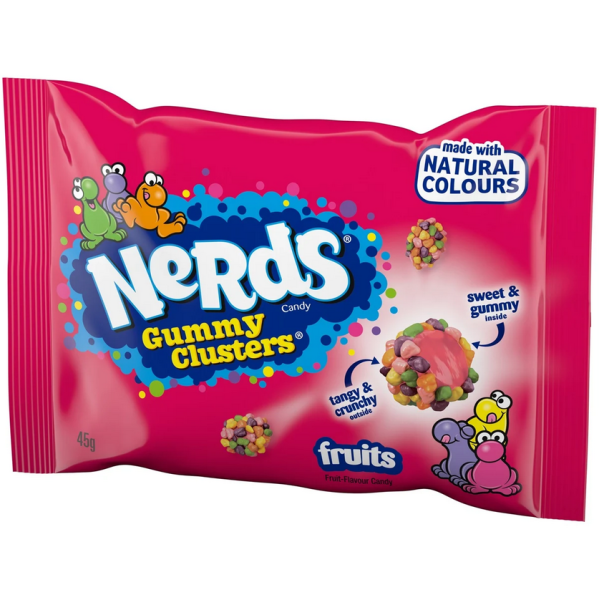 Nerds | Gummy Cluster Fruits • Fruchtgummi • 45g ➤ VPE = 20 Stück