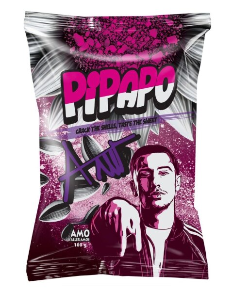 AMO´s | Pipapo Sonnenblumenkerne • Popcorn • Aller Amos • 100g ➤ VPE = 42 Stück