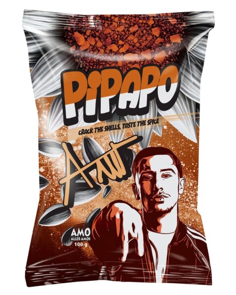 AMO´s | Pipapo Sonnenblumenkerne • Taco • Aller Amos • 100g ➤ VPE = 42 Stück
