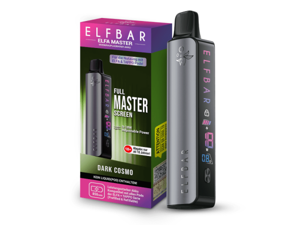 Elfbar | ELFA Master Dark Cosmo • Akku • Grau • 850 mAh