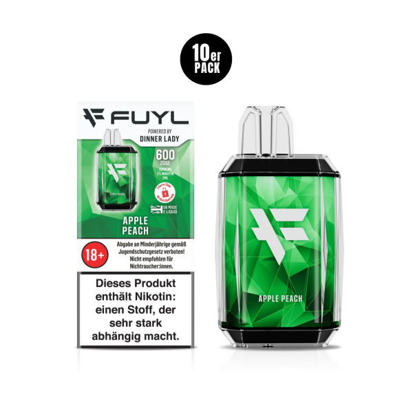 FUYL | 600 Apple Peach • 20mg Nikotin/ml