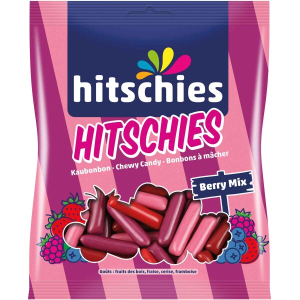 Hitschies | Berry Mix • Dragierte Kaubonbons • 125g ➤ VPE = 20 Stück
