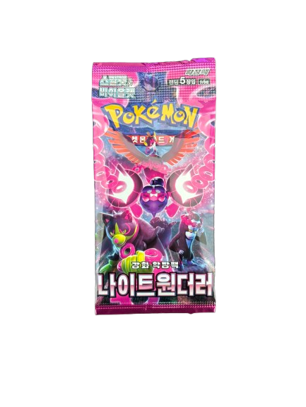 Pokémon | TCG: Scarlet & Violet 3 – Raging Roar (Night Wanderer) Booster Pack (Koreanische Version)