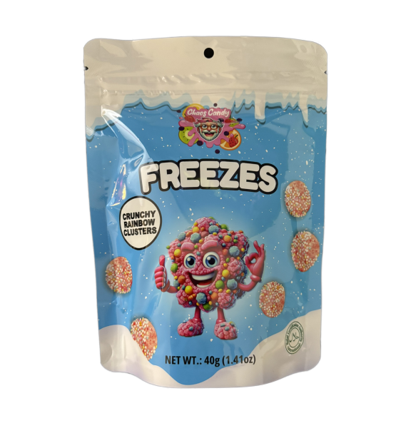 Chaos Candy | Freezes Dried Candy Crunchy Rainbow Clusters • 40g ➤ VPE = 24 Stück