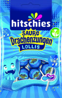 Hitschies | Saure Drachenzungen Blau, Lollis • 128g...