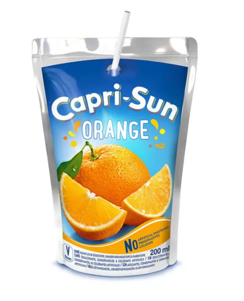 Capri-Sonne | Orange • Erfrischungsgetränk • 200ml ➤ VPE = 10 Stück