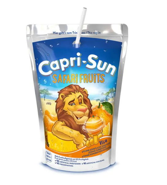Capri-Sonne | Safari Fruits • Erfrischungsgetränk • 200ml ➤ VPE = 10 Stück