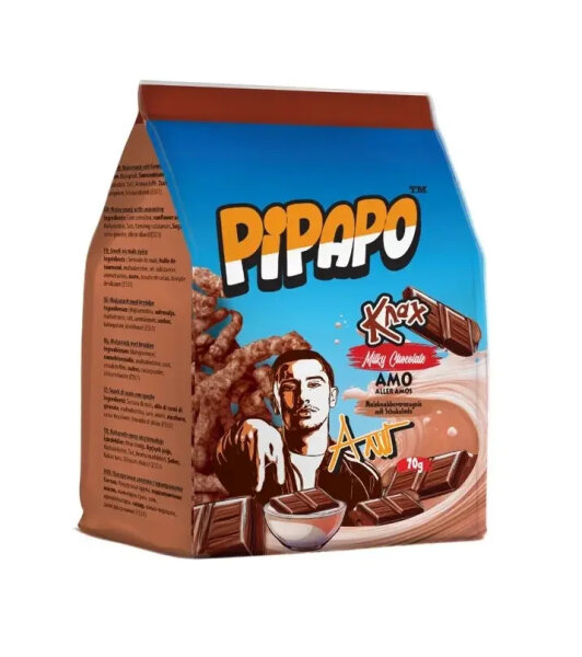 AMO´s | Pipapo Knax Chips • Milky Chocolate • 70g ➤ VPE = 24 Stück