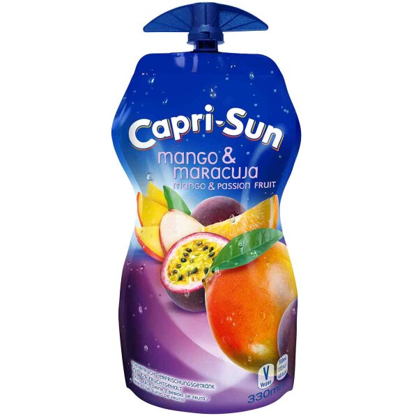 Capri-Sonne | Mango & Maracuja • Erfrischungsgetränk • 330ml ➤ VPE = 15 Stück