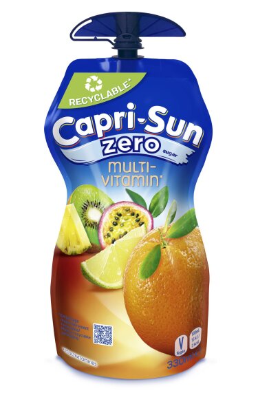 Capri-Sonne | Multivitamin Zero • Erfrischungsgetränk • 330ml ➤ VPE = 15 Stück