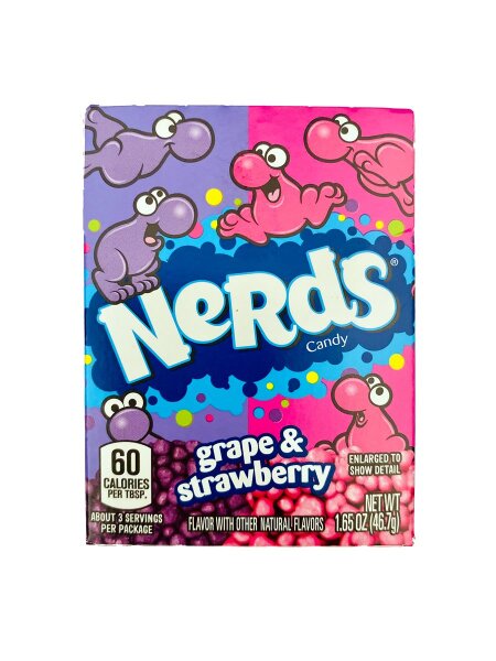Nerds | Grape & Strawberry • Mini-Dragees • USA • 46,7g ➤ VPE = 36 Stück