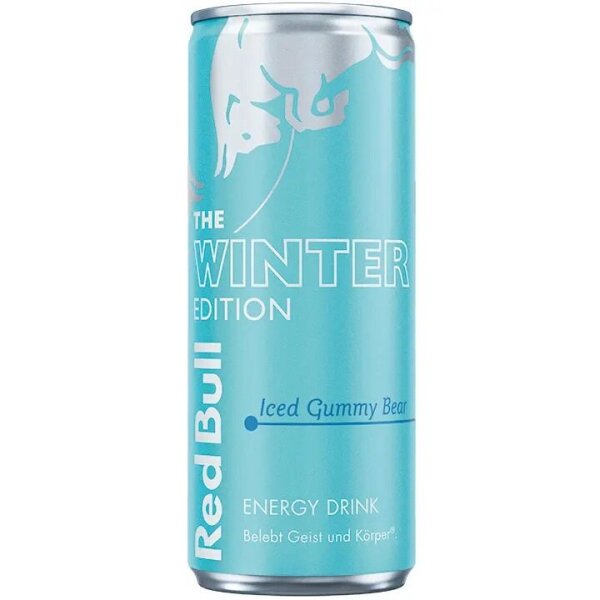 Red Bull | Iced Gummy Bear • Winter Edition • Energydrink • 250ml ➤ VPE = 24 Stück