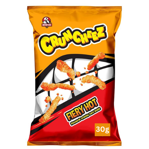 Cruncheez | Fiery Hot • 30g ➤ VPE = 24 Stück