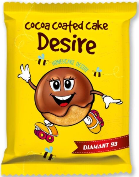 Desire | Honey Cake • Schokoüberzug • 40g ➤ VPE = 24 Stück