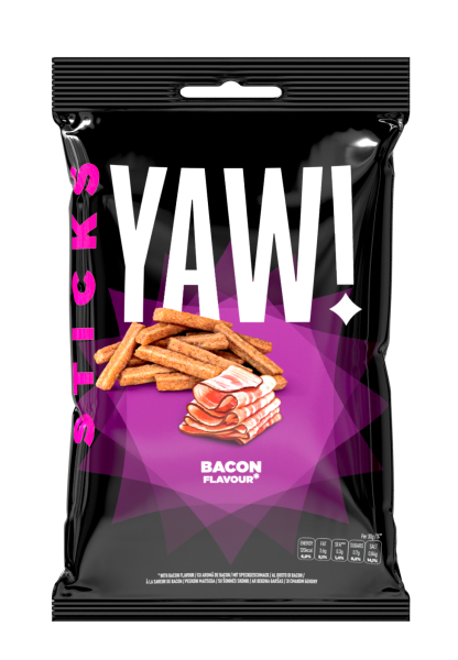 YAW! | Snack Sticks • Bacon • 50g ➤ VPE = 32 Stück